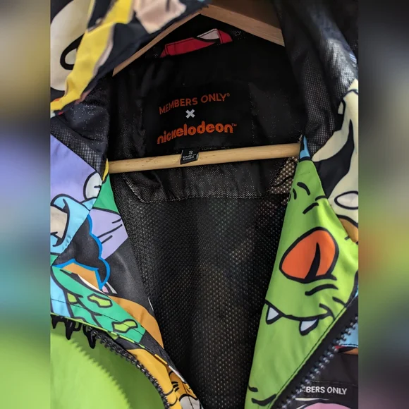 Members only 90's Nickelodeon jacket Sz:S